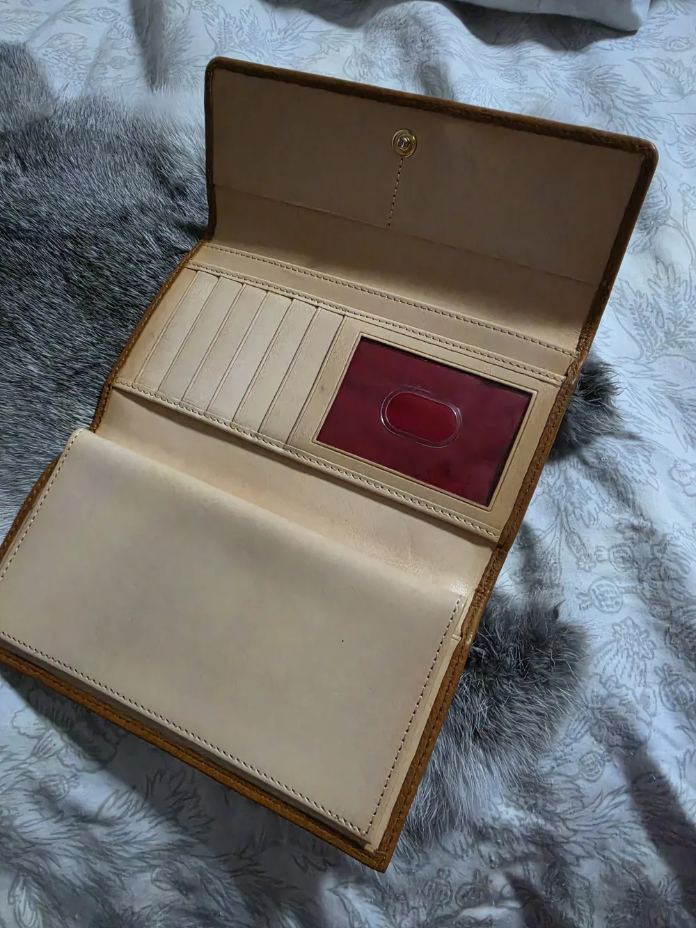 Dooney & Bourke Tan Leather Continental Wallet
